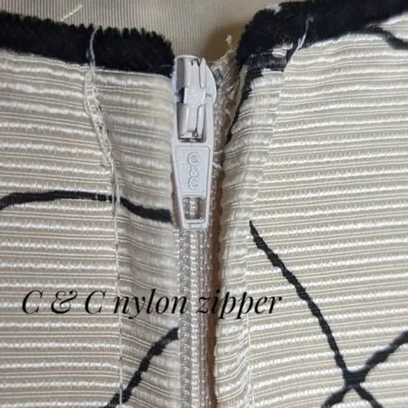 Vintage 50s Party Dress Circle Skirt Side Pockets Hand Sewn Midi - Picture 11 of 16